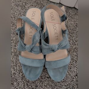 Sole Society Women's Blue Sandals